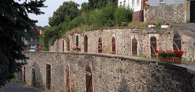 Ansicht Felsenkelleranlage Dauernheim