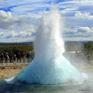 Bild eines Geysir