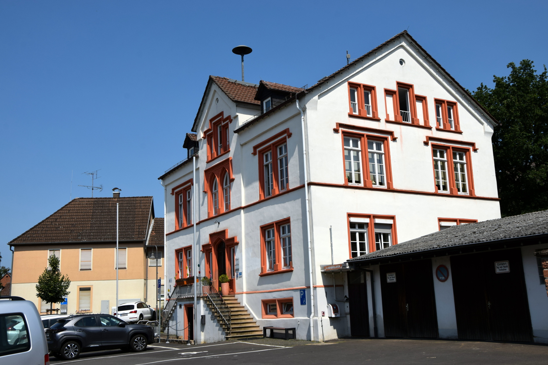 Das Bild Zeit das Rathaus Ranstadt